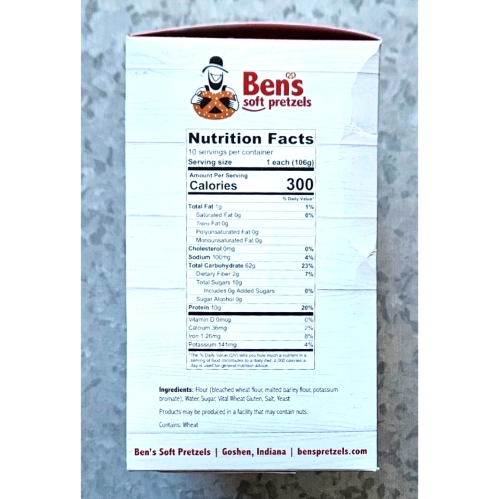 FREE WHEN ADDED TO BUNDLE Ben's Soft Pretzel Baking Kit - Picture 4 of 6